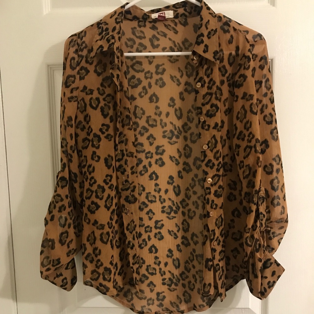 No Longer Availavle! Leopard Print Top